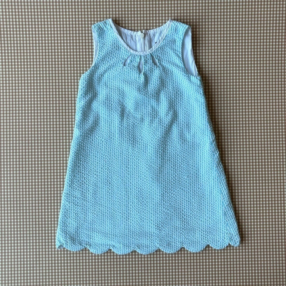 E. Land American Classic Wear toddler baby girl scallop dress. Size 3T